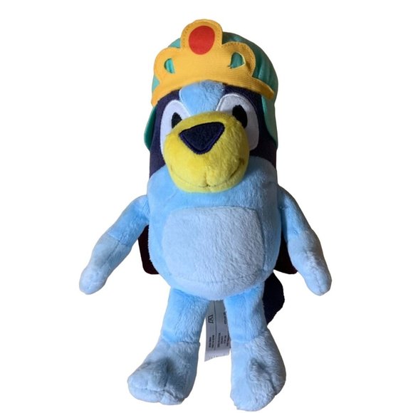 Moose Toys Bluey Plush Stuffed Animal Toy 9 in Tall Queen King Royal Royalty Cro - Picture 1 of 5